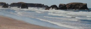 Olas, arena y rocas. Fotografía sobre tela - Esteve Enmarcadores