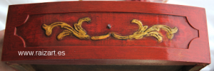 Restauración y conservación de mueble de madera - Dorados recuperados - Esteve Enmarcadores