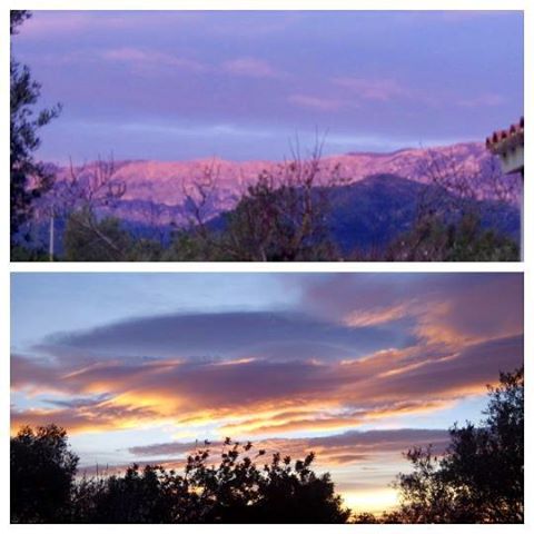 Así despierta el día. Mirando al #oeste y al #este Los #colores de la #naturaleza con #viento y #airelimpioypuro#arte #artenatural  #parcnaturaldelsports #tortosa