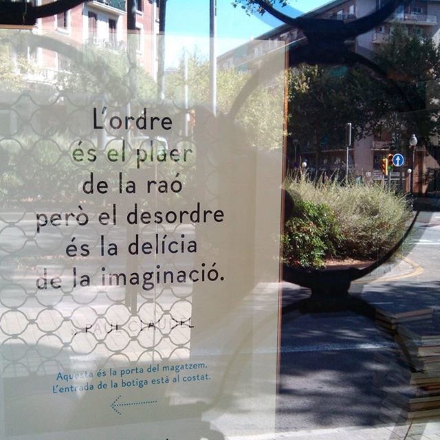 Frase de Paul Claudel - Esteve Enmarcadores (artesanos desde 1982)