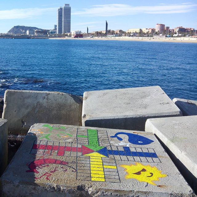 Arte urbano en Barcelona Esteve Enmarcadores
