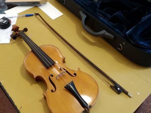 Enmarcar un violín? Pues también!