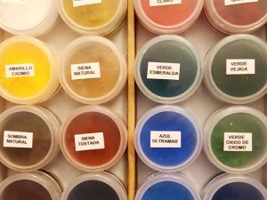 Pigmentos para restauración de pintura