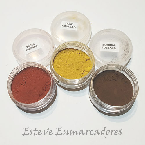 Siena Tostada - Ocre - Sombra Tostada - Esteve Enmarcadores