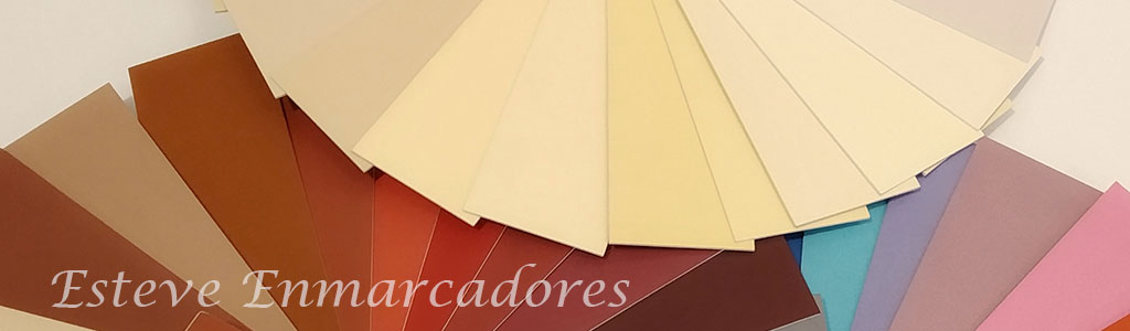 Elegir colores para enmarcar - Colores cálidos - Esteve Enmarcadores