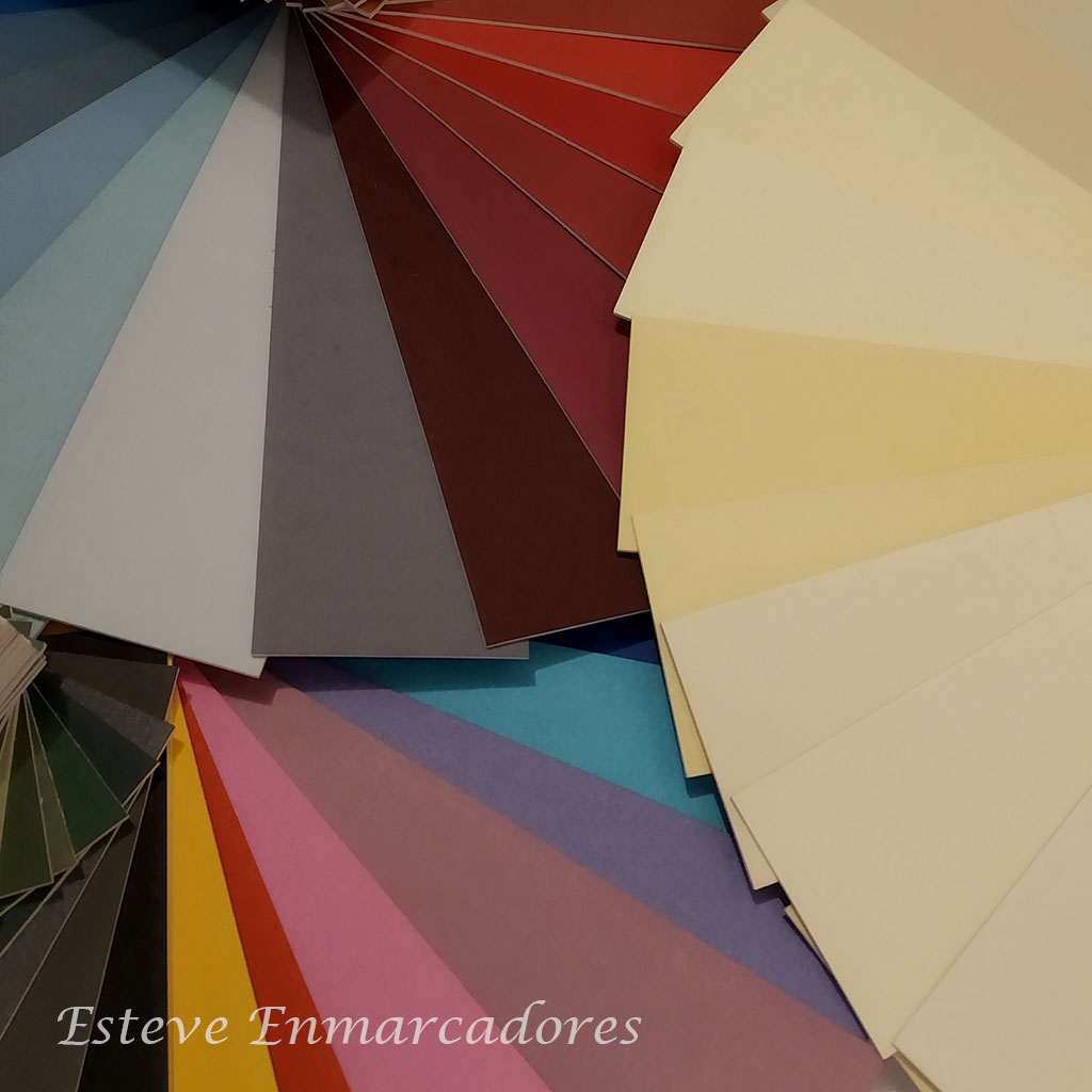 Elegir colores para enmarcar - Esteve Enmarcadores