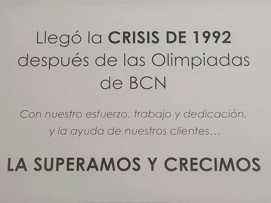 Crisis 1992 - Esteve Enmarcadores