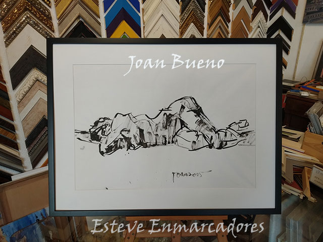 Joan Bueno. Dibujo - Esteve Enmarcadores