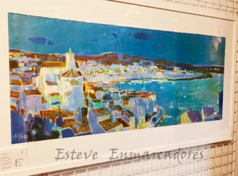 Litografía de Cadaqués - Esteve Enmarcadores