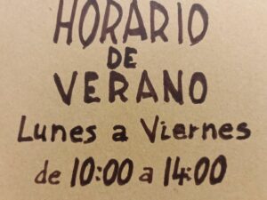 Horario de verano de atención al público