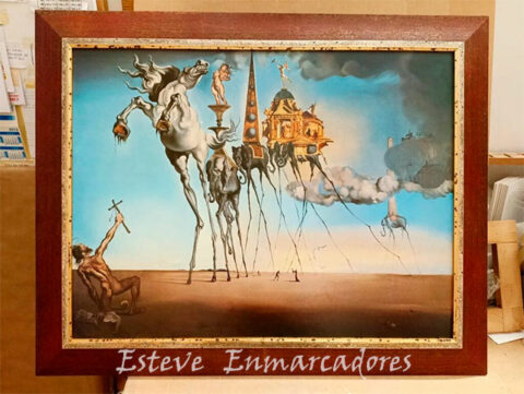 Dalí La tentación de San Antonio - Esteve Enmarcadores